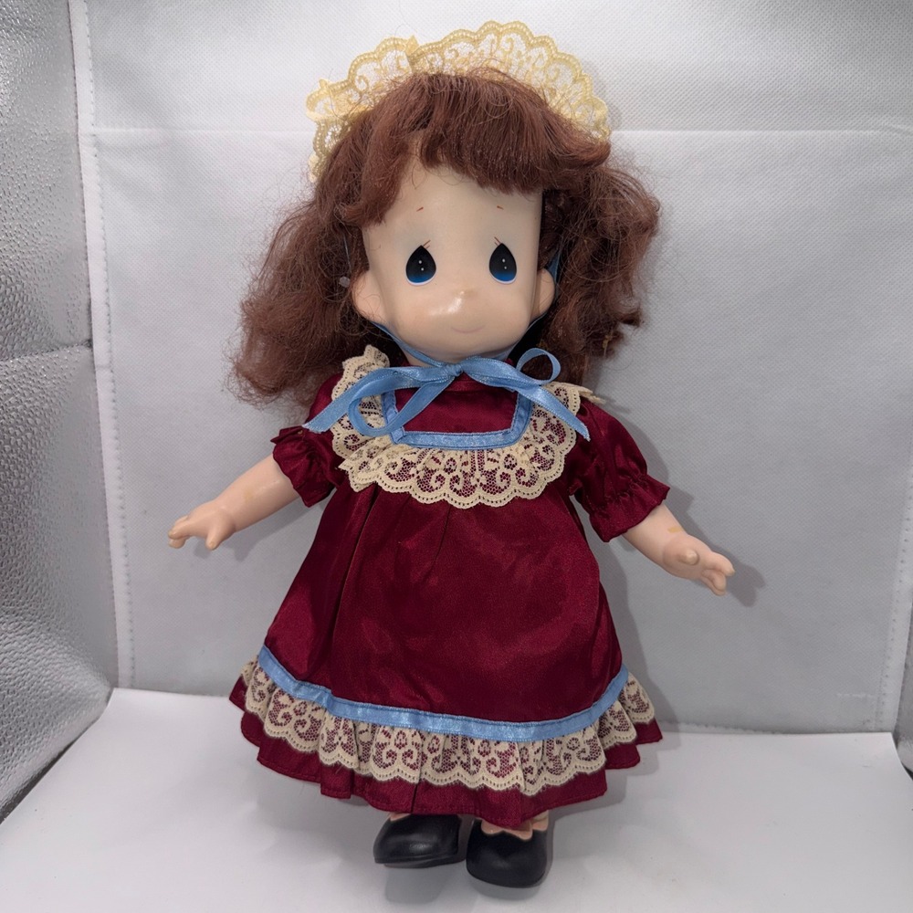 Precious Moments Girl 12" 1994 "Becca" Vintage Collectible Vinyl Doll